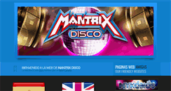 Desktop Screenshot of mantrixyumbo.com